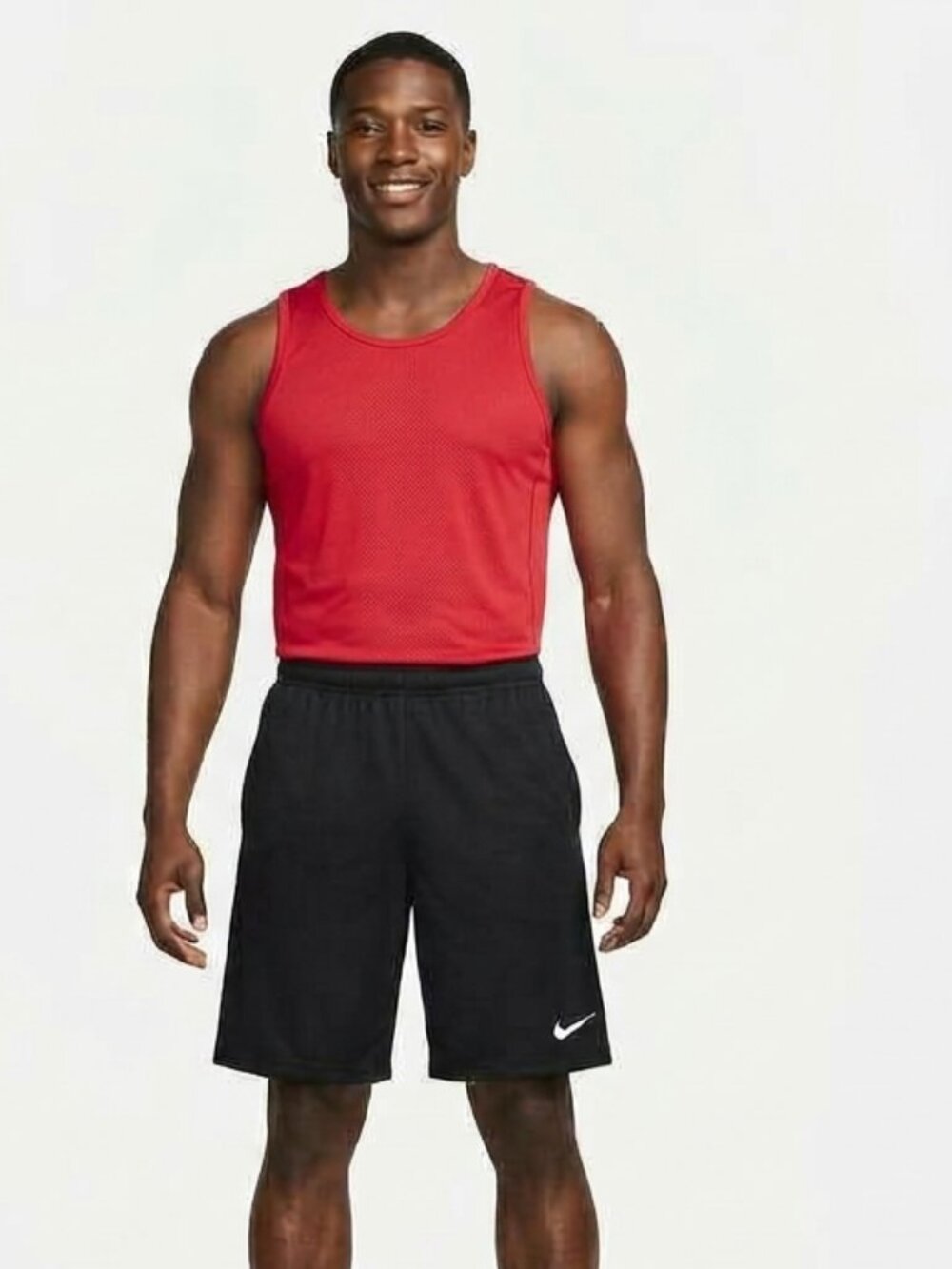 Nike Dri-FIT Men's Black Basketball Shorts, Size Large
